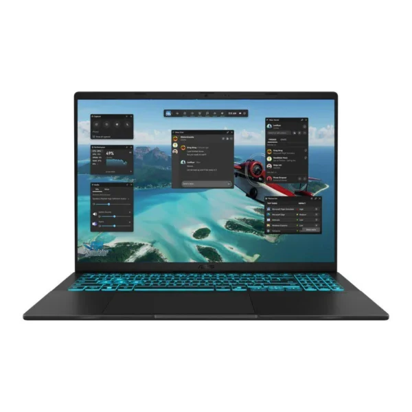 Asus V16 (V3607VH I7N55B6T HM) Matte Black, Intel Core 7 - 240H, 16GB, 512GB SSD, Nvidia RTX5050 8GB,16″ WUXGA, Win 11 Home + OHM 2024 + M365