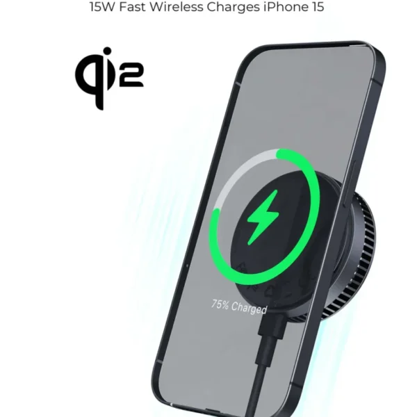 AUKEY Qi2 Magnetic Gaming Wireless Charger 15W With Active Cooling LC-G10