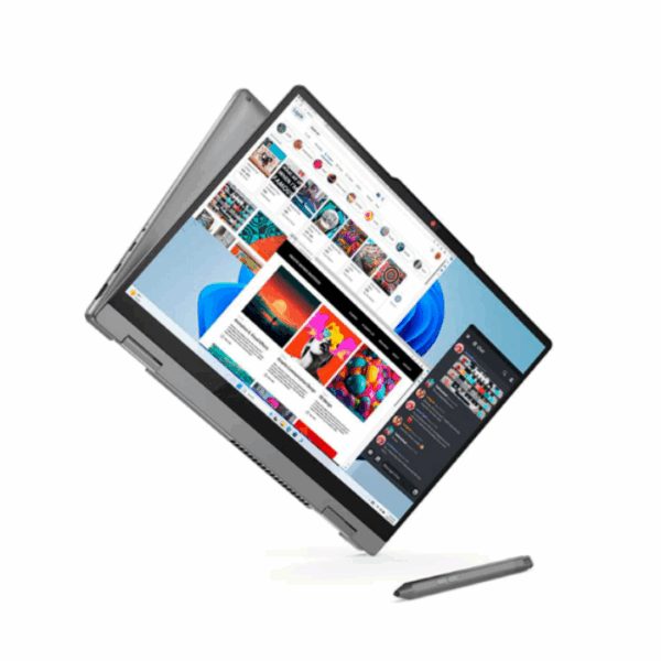Lenovo Ideapad 5 14IAL10 2in1, Intel Core™ Ultra 7 - 255U, 16GB SSD, 512GB, Intel Graph, 14″ WUXGA, W11 + OH2024 + M365 - Gambar 4