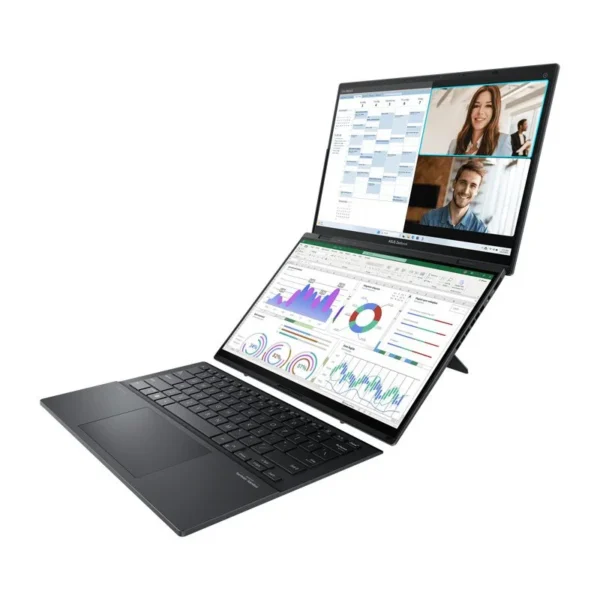 Asus Zenbook Duo (UX8406MA-OLEDS711) Inkwell Grey, Intel Core Ultra 7 - 155H, 16GB, 1TB SSD, Arc Graph, 14″ 3K Touch, Win 11 Home + OHS 2021 - Gambar 5