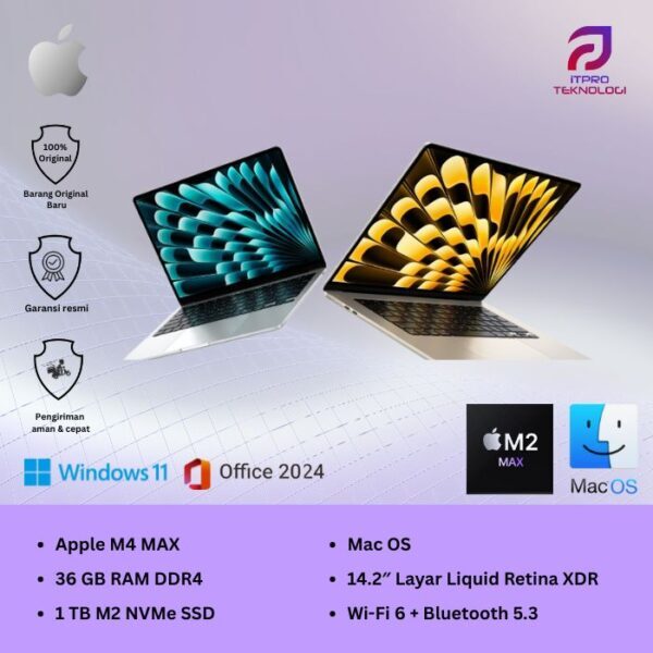 MacBook Air M2 13 Inch, 8 core CPU, 8 - 10 core GPU, 8GB - 16GB, 256GB - 512GB SSD, 13.6″ IPS, MacOS