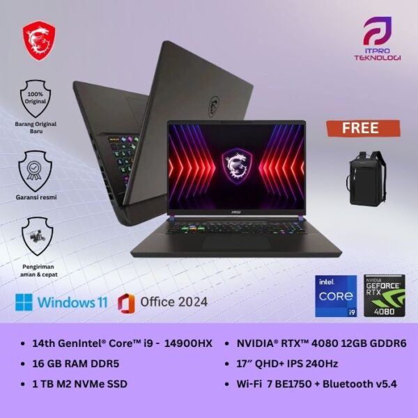 MSI Cyborg 15 A13UDXK (9S7-15K111-1442) Translucent Black, Core i7 - 13620H, 16GB, 512GB SSD, Nvidia RTX3050 6GB, 15.6″ FHD, Win 11 Home + OHS2021