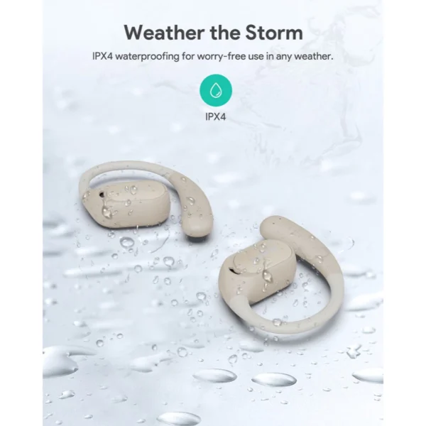 AUKEY Open Ear True Wireless Series Bluetooth With App Control IPX4 EP-S1 - Ivory - Gambar 8