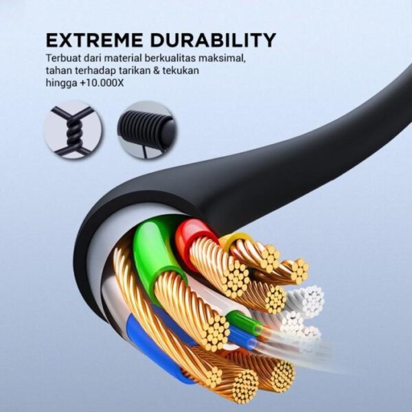 AUKEY Kabel Charger Type C To C CB-SCC102 Black Silicone 1.8M 5A