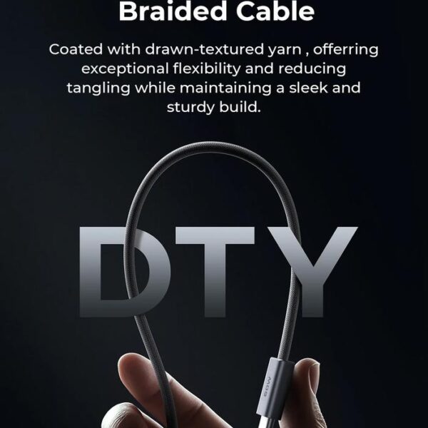 AUKEY Kabel Charger DTY Braided USB C To C Fast Charging Up To 60W 1.8 Meter CB-DCC062 - 1.8 Meter