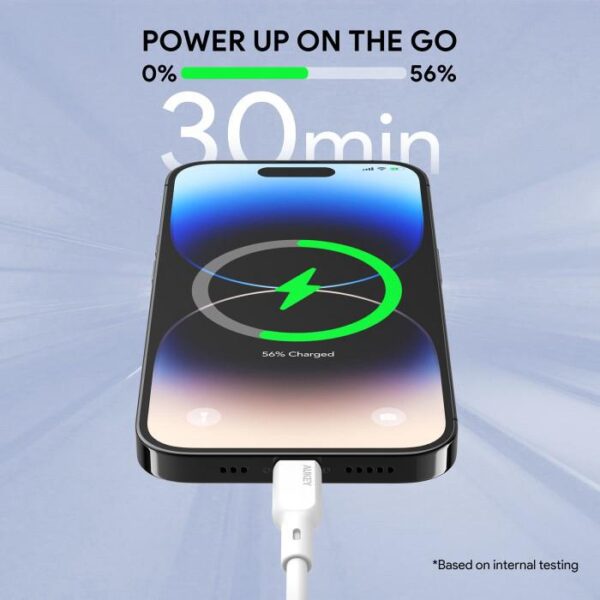 AUKEY Kabel Charger USB-C to Lightning MFI CB-SCL1 Silicone 1M