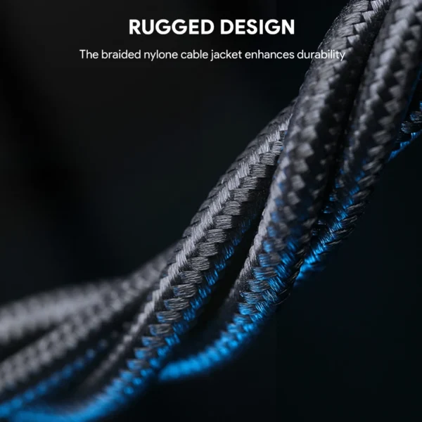 AUKEY Kabel Charger Type C CB-AC2 Braided Nylon USB A to USB-C 2M