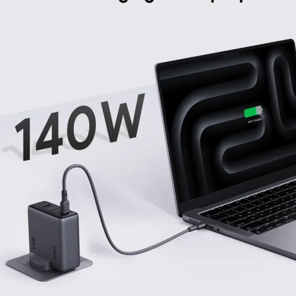 AUKEY Charger Type C 140W GAN III PD 3.0 PPS Super Fast Charging Comet Mix 4 140W Series PA-C6