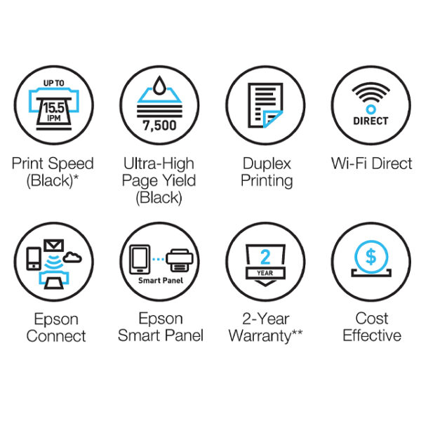 Printer Epson EcoTank L6270 duplex, wifi, adf