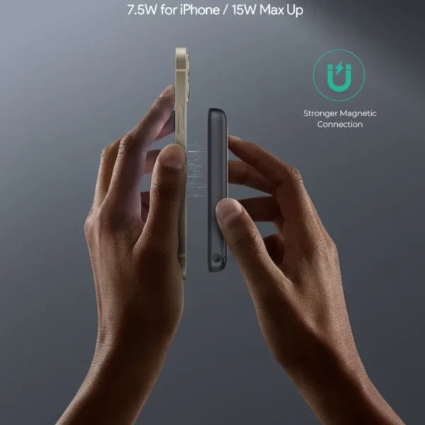 AUKEY Qi2 Magsafe Wireless Powerbank 10000mah USB-C 30W PD Slim Portable PB-MS06