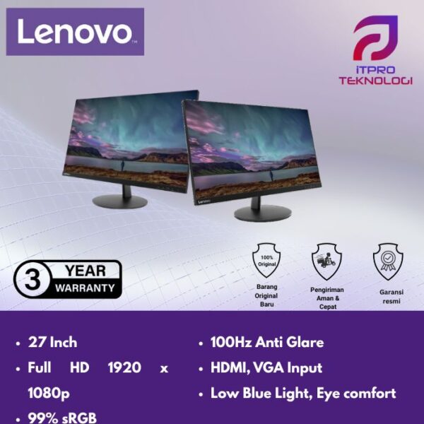 Monitor Lenovo L27i-28 27 Inch