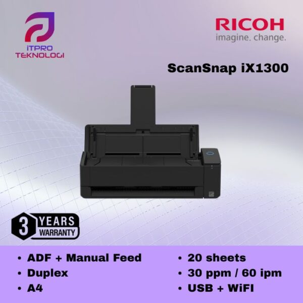SCANNER RICOH ScanSnap iX1300