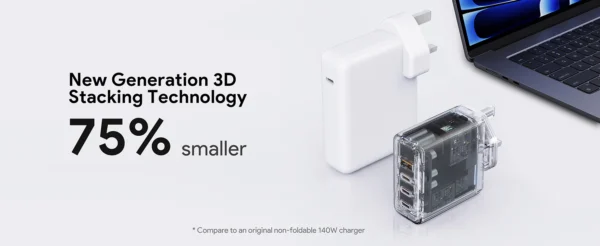 AUKEY Charger Type C 140W GAN III PD 3.0 PPS Super Fast Charging Comet Mix 4 140W Series PA-C6 - Gambar 12