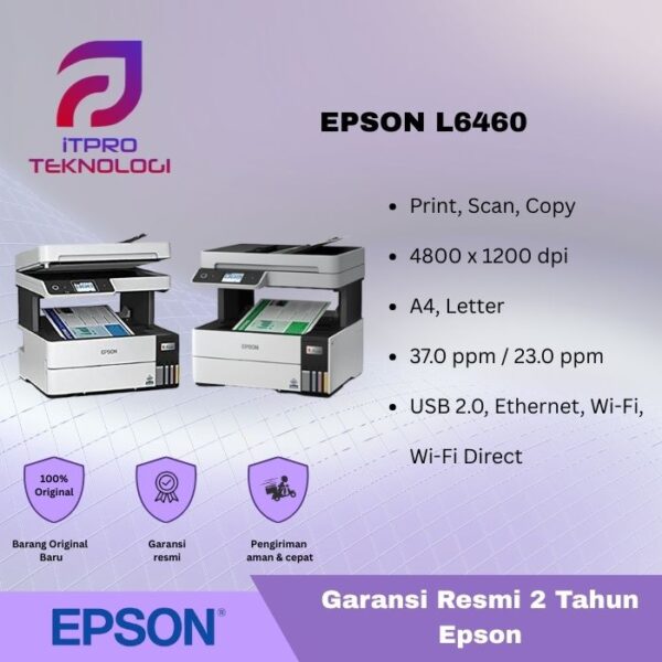 Epson EcoTank L6460 A4 Ink Tank Printer