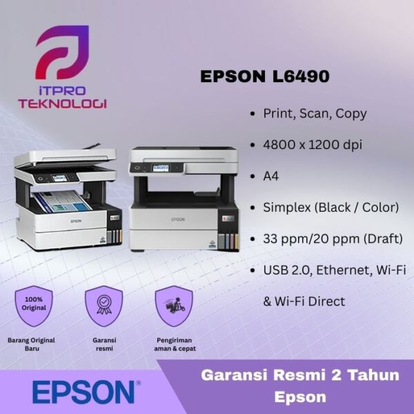Printer Epson EcoTank Ink Tank L6490