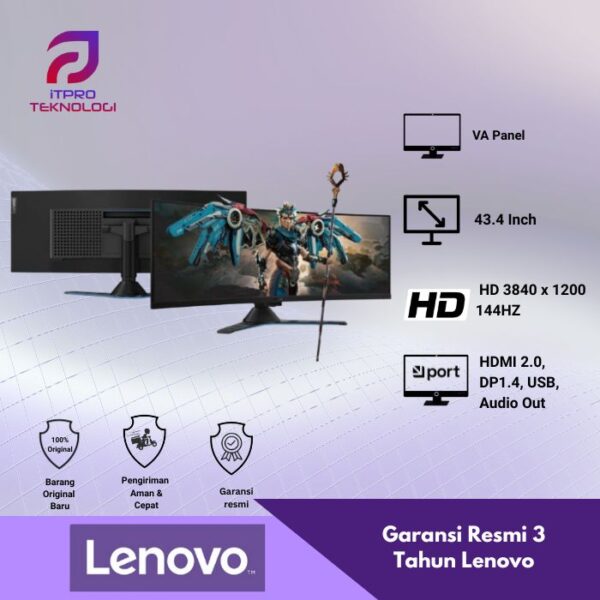 Monitor Lenovo Legion Y44w-10 43.4 Inch Curved Gaming Monitor (65EARAC1WW)