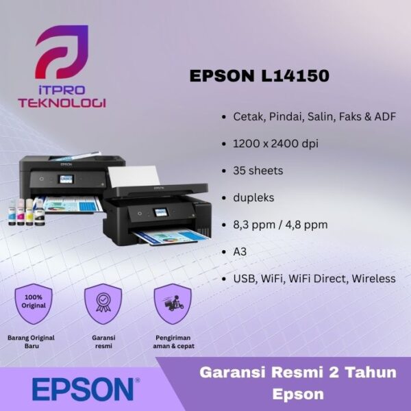 Epson EcoTank L14150 A3 INK 001