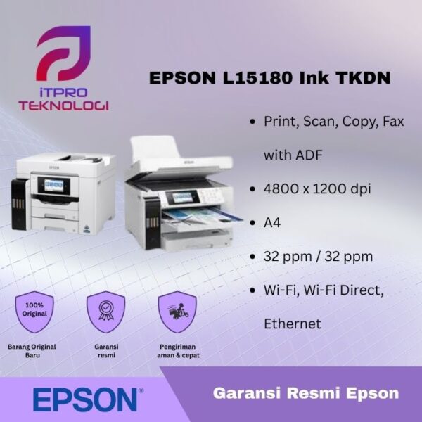Epson EcoTank L15180 – A3 Ink Tank – TKDN