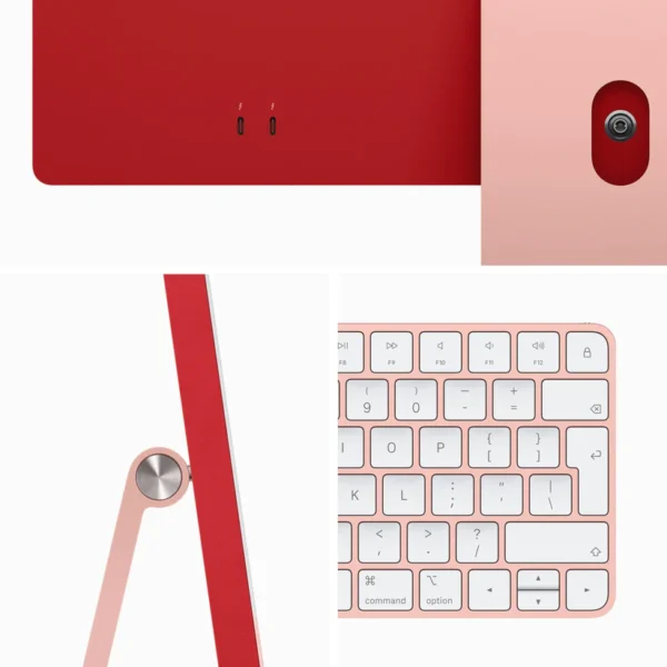 iMac (MCR24ID/A) Pink, 24-inch with Retina 4.5K display, M4, 10-core CPU, 10-core GPU, 24GB, 512GB SSD - Gambar 4