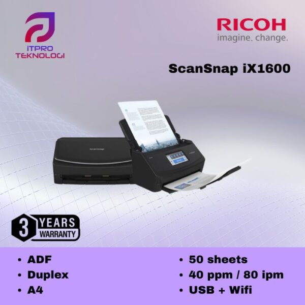 Scanner Ricoh ScanSnap iX1600