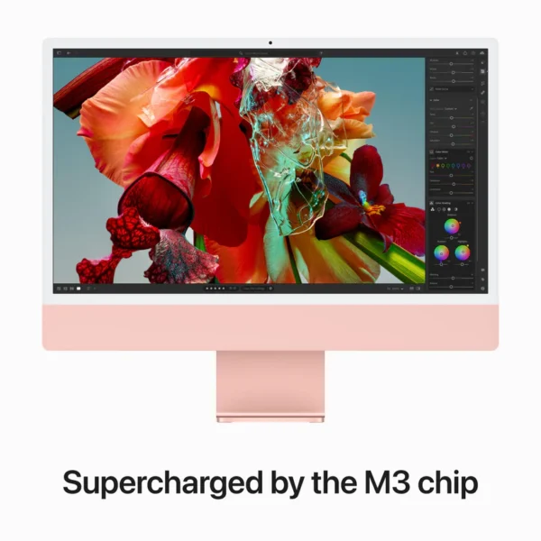 iMac (MCR24ID/A) Pink, 24-inch with Retina 4.5K display, M4, 10-core CPU, 10-core GPU, 24GB, 512GB SSD - Gambar 5