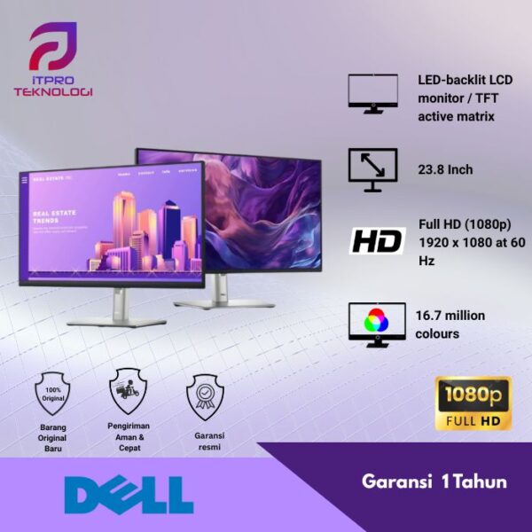 Monitor Dell P2422H [24 Inch FHD IPS / 60Hz]
