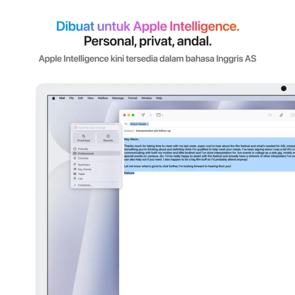 iMac (MCR24ID/A) Silver, 24-inch with Retina 4.5K display, M4, 10-core CPU, 10-core GPU, 24GB, 512GB SSD - Gambar 6