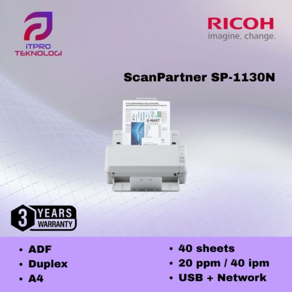 SCANNER RICOH ScanPartner SP-1130N