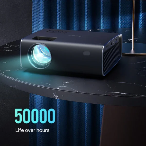 AUKEY Mini Andorid 9.0 Projector LED Full HD 1080P 320 Ansi RD-870S - Gambar 10