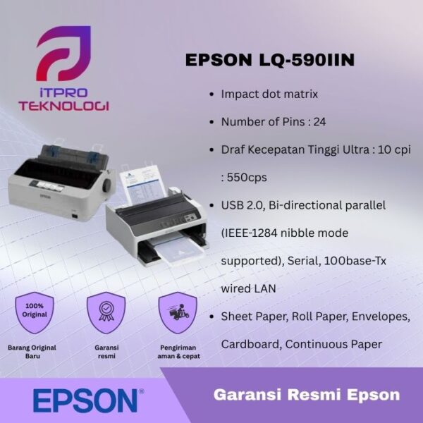 Printer Dot Matrix EPSON LQ-590IIN